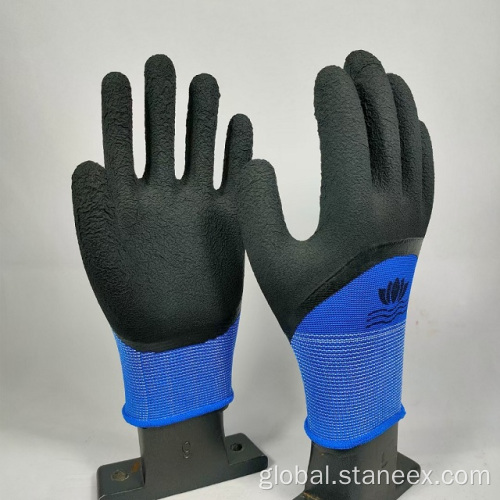 Construction Gloves Lined Latex Foam Coated Protective Work Industrial Gloves Manufactory